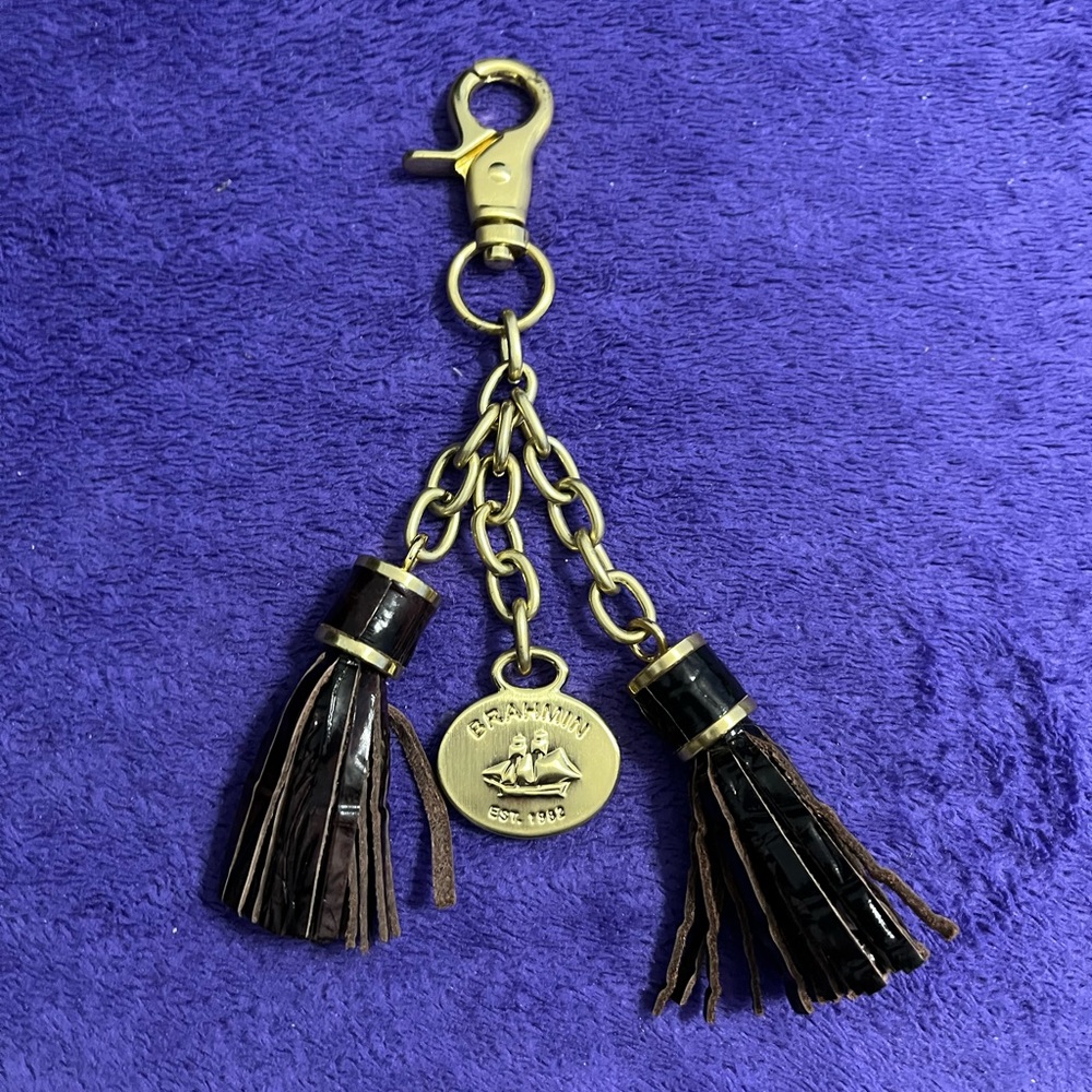 Brahmin Tassel Key Chain